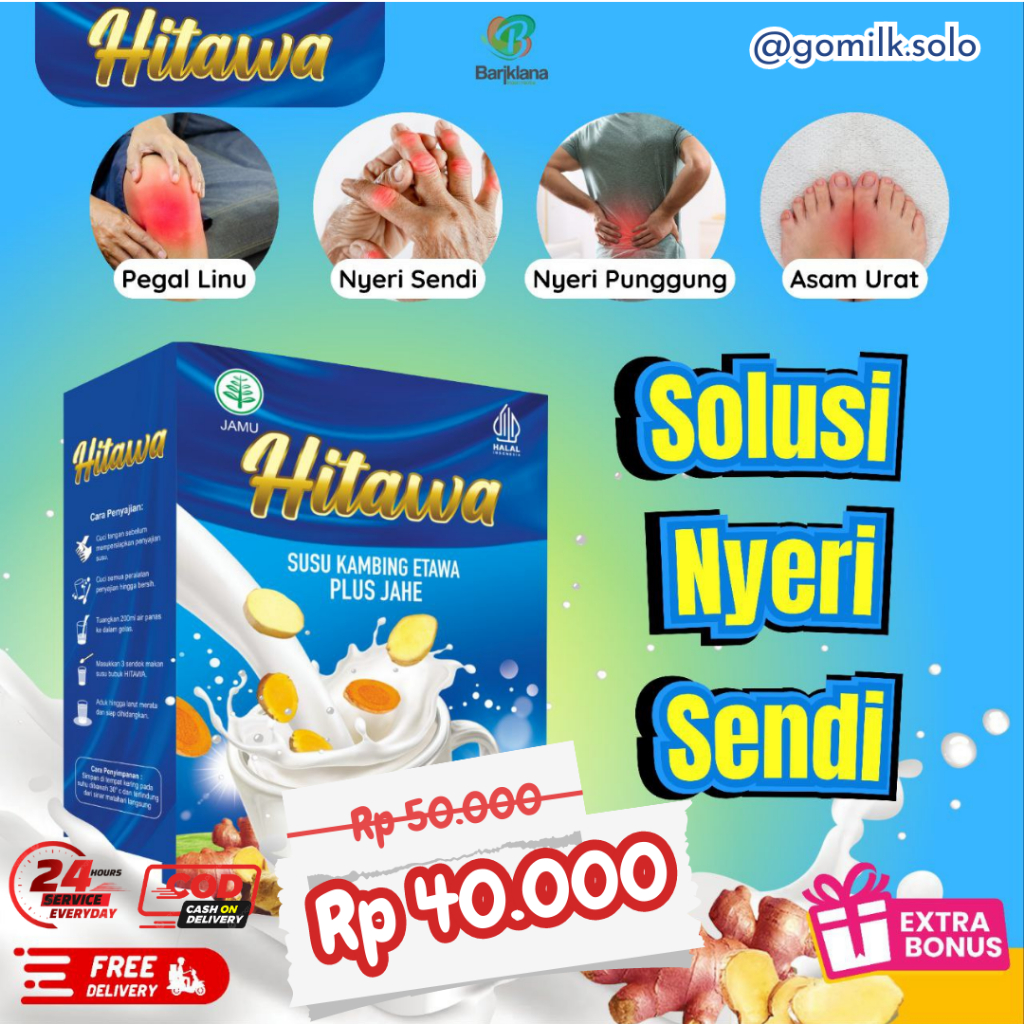 

SUSU JAHE HITAWA Solusi Mengatasi Nyeri Sendi