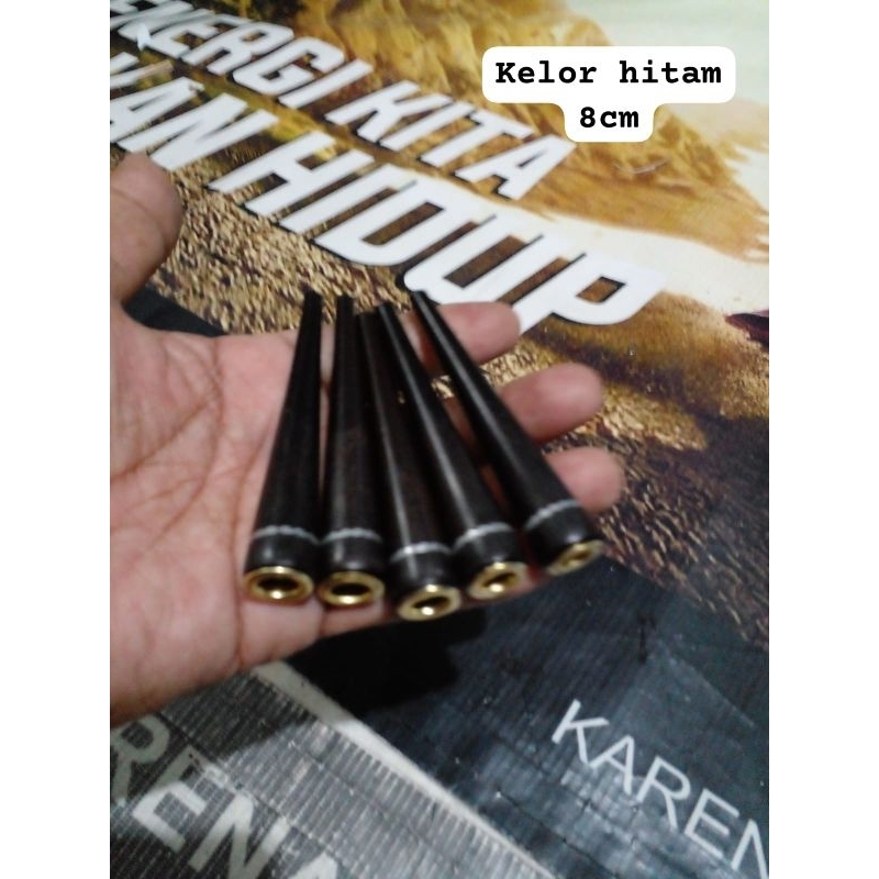 once kayu kelor hitam minimalis