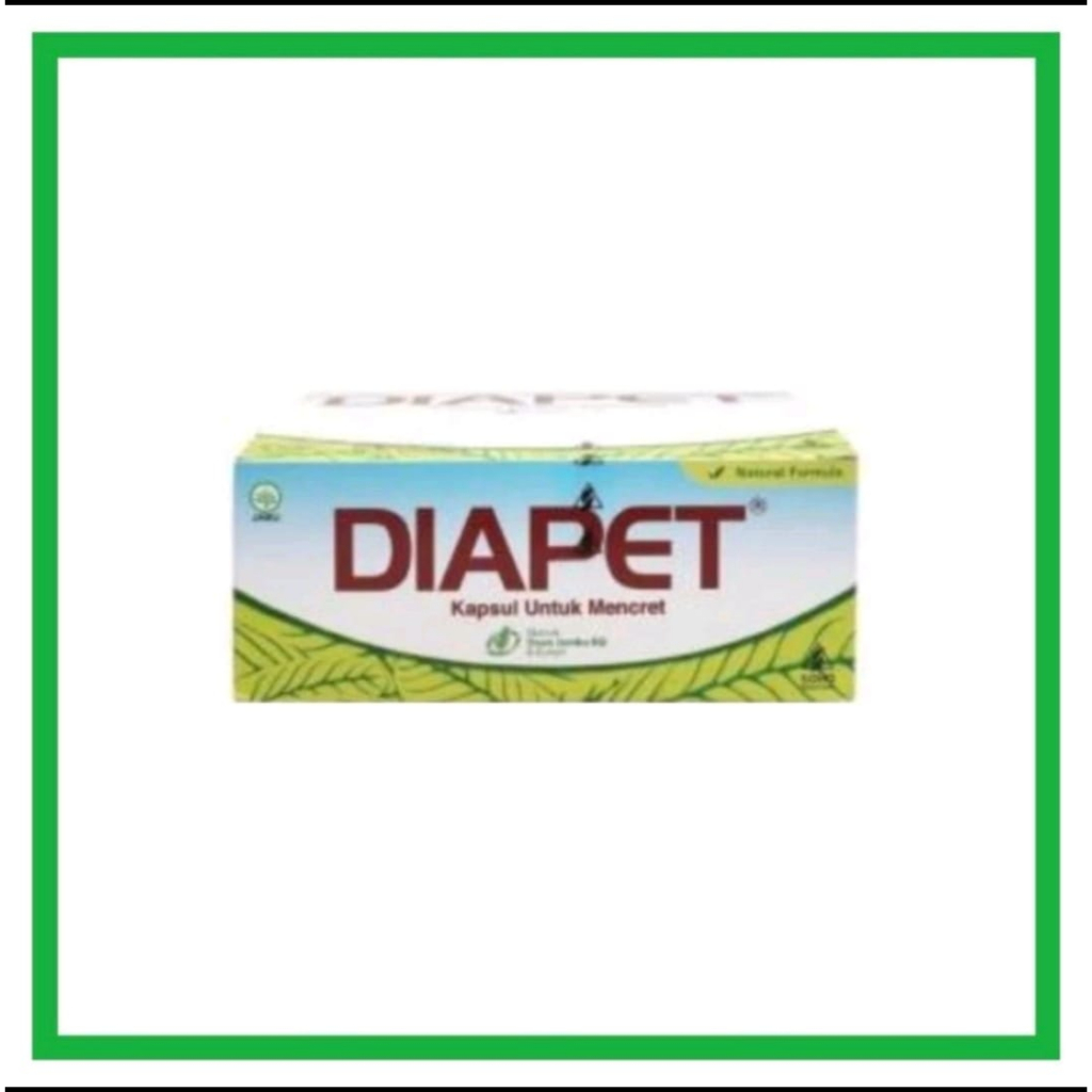 DIAPET 1 Box 12 Blister @ 10 Kapsul – Obat Diare