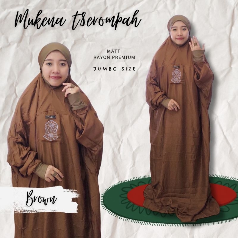 Mukena Terompah Manset Mukena Hadramaut Terusan Terompah Polosan Warna Mukenah Dewasa Jumbo Mukena T