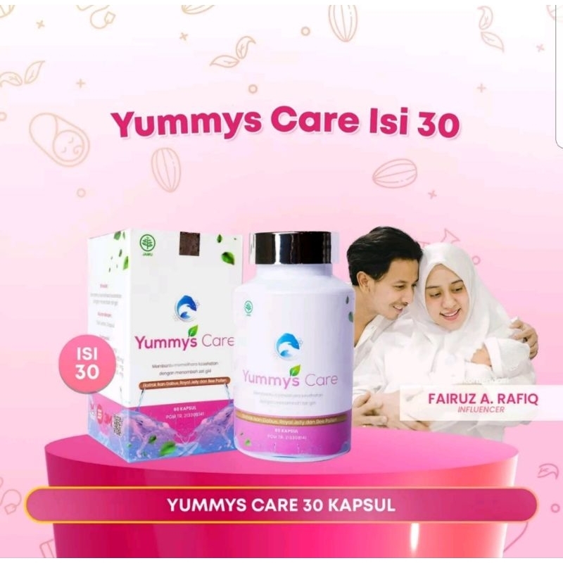 Yummys Care Ekstrak Ikan Gabus / Obat Luka Operasi isi 30Kapsul