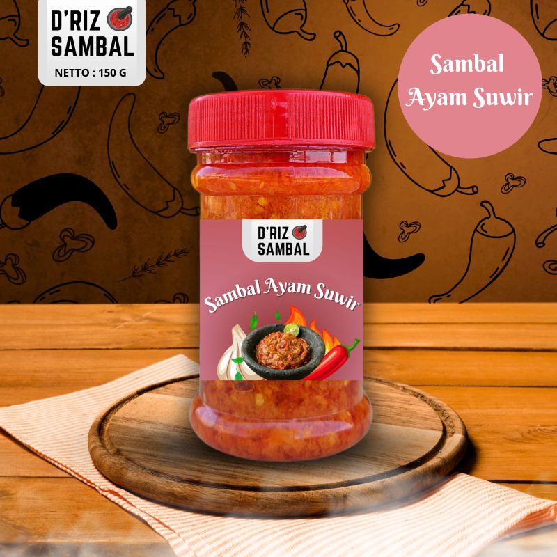 

[D'RIZ SAMBAL] - AYAM SUWIR 150 GRAM