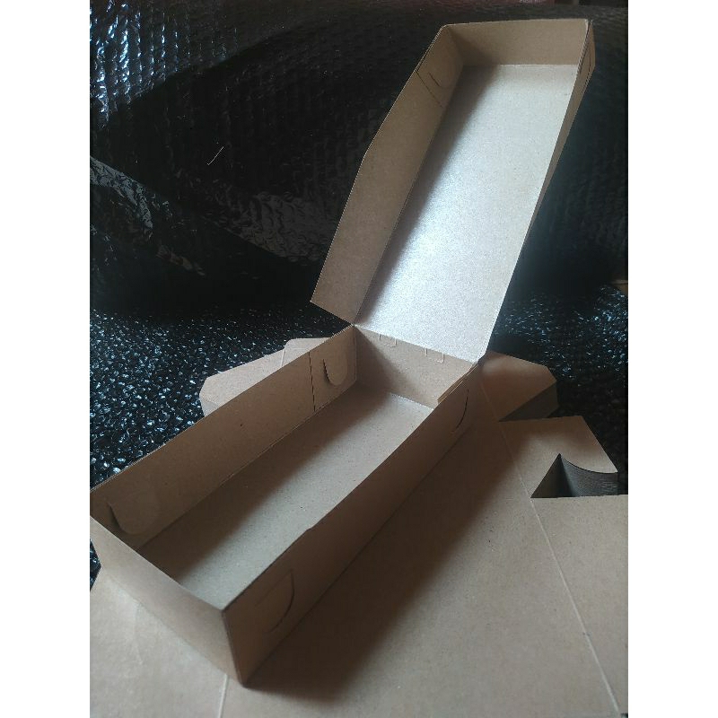 

Box Dus Kardus Kotak brownies Boleh Kue Roti Nugget tebal 325gsm/Laminasi