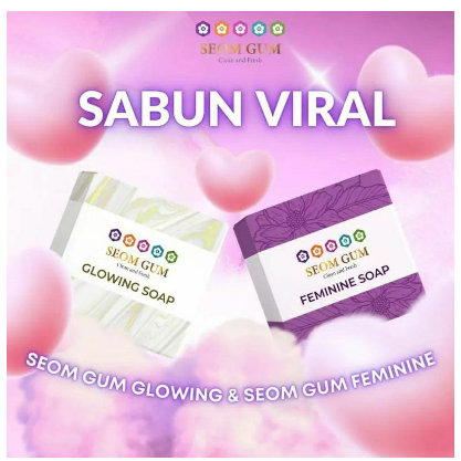 SEOGUM Glowing Soap BPOM | Sabun SOEM GUM FEMININE Soap