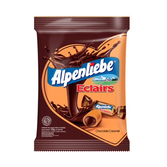 

Alpenliebe Choco Eclairs 144g Isi 40 Butir