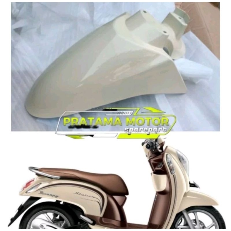 Spakbor Depan Scoopy Fi 2014 2015 2016 Cream