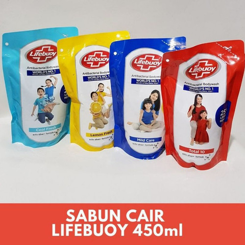 sabun cair lifebuoy 450ml