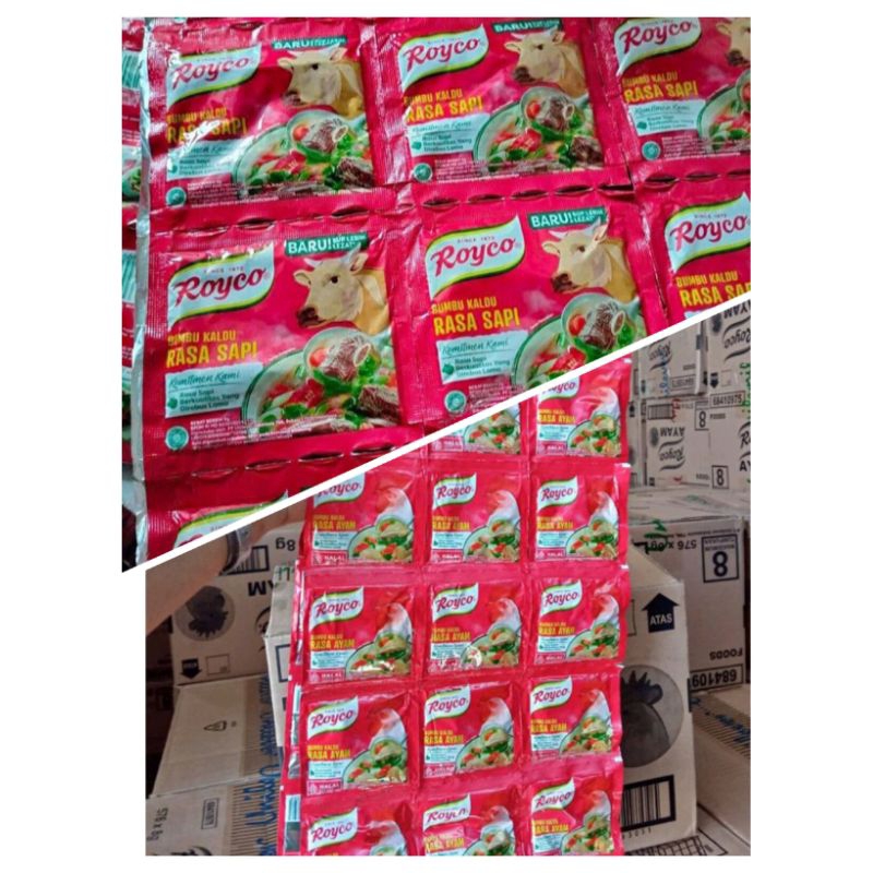 

paket 6 renteng Royco mox