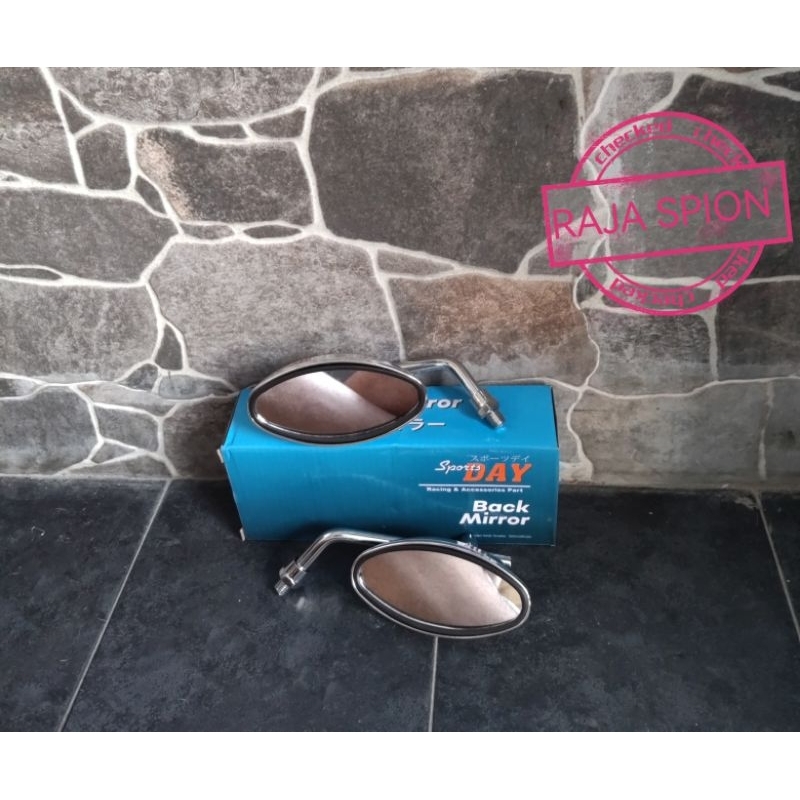 Hot Deals Spion Oval Daytona Hard Crom Polish Original