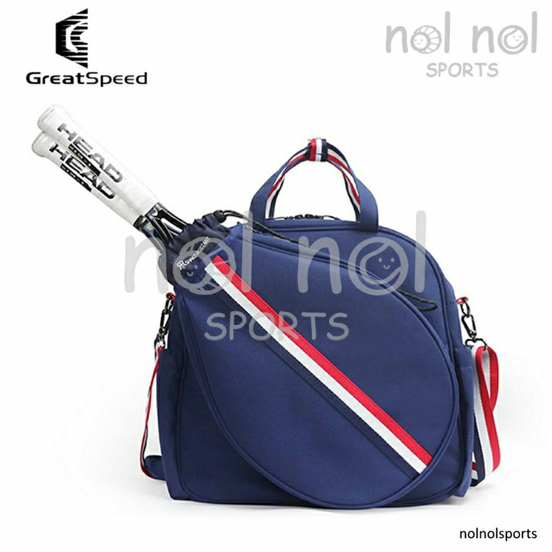 NNS GREATSPEED HANDBAG 2 RACKETS / tas jinjing selempang raket sepatu tenis lapangan tennis badminto