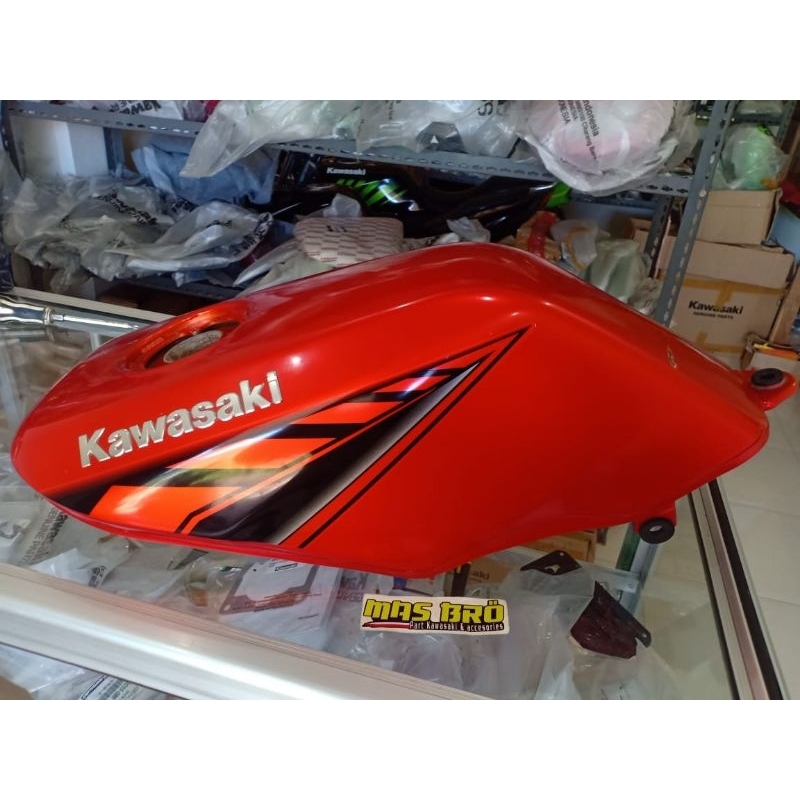 Tangki Ninja R oren orange copotan 2015