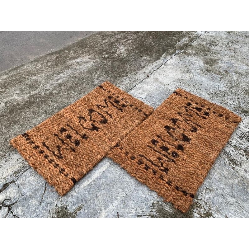 keset sabut kelapa welcome - keset ijuk - keset anyam tali sabut kelapa