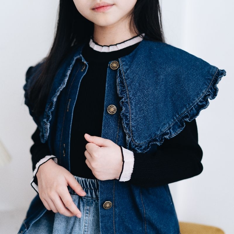 lunna korea denim outer 1297 anak perempuan