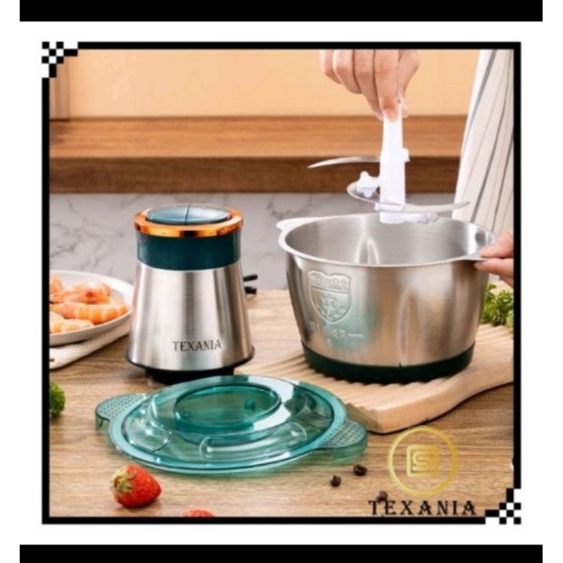 Blender Chopper Stainless Texania 2L