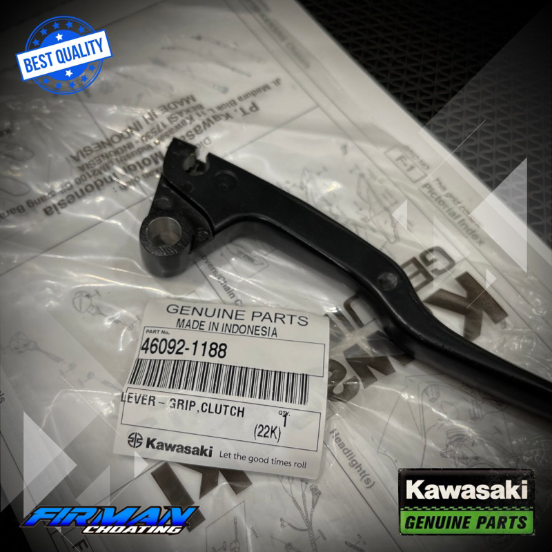 HANDLE KOPLING LEVER CLUTCH NINJA R SS RR ORIGINAL KAWASAKI 46092-1188