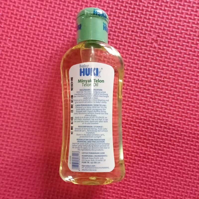 Minyak Telon Baby Huki Konicare  Kuning 60 ml dan125ml