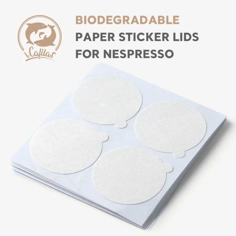 iCafilas Tutup Kertas Paper Lid Biodegradable for Capsule Nespresso - UE2235