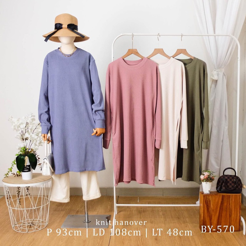 Tunik Uniqlo BASIC Waffle
