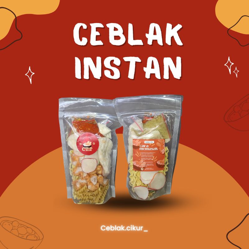 

[ HARGA TERMURAH] SEBLAK BANDUNG INSTAN CIKUR KOMPLIT ala antfood gurih, premium quality.