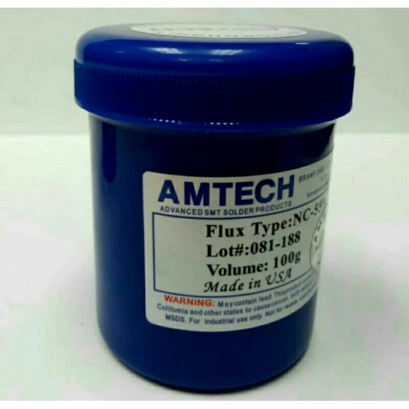 FLUX PASTA SOLDER AMTECH BIRU