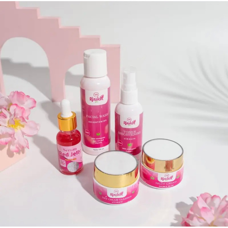 PAKET DOUBLE GLOW + SERUM RJN SKIN PELICIN AMPUH MENCERAHKAN BPOM