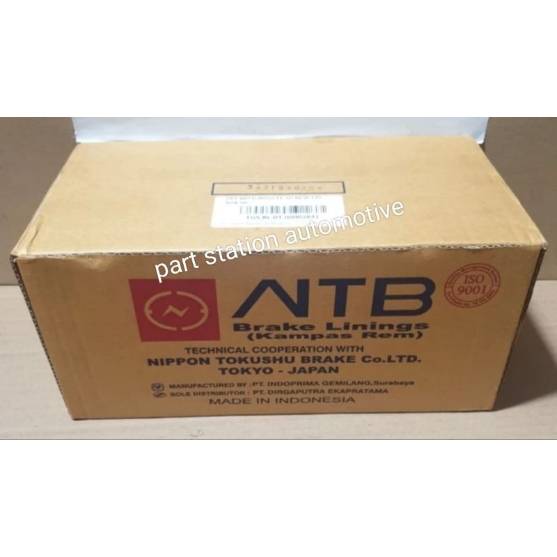 BRAKE LINING MITSUBISHI CANTER PS125 HDX NTB M040-1