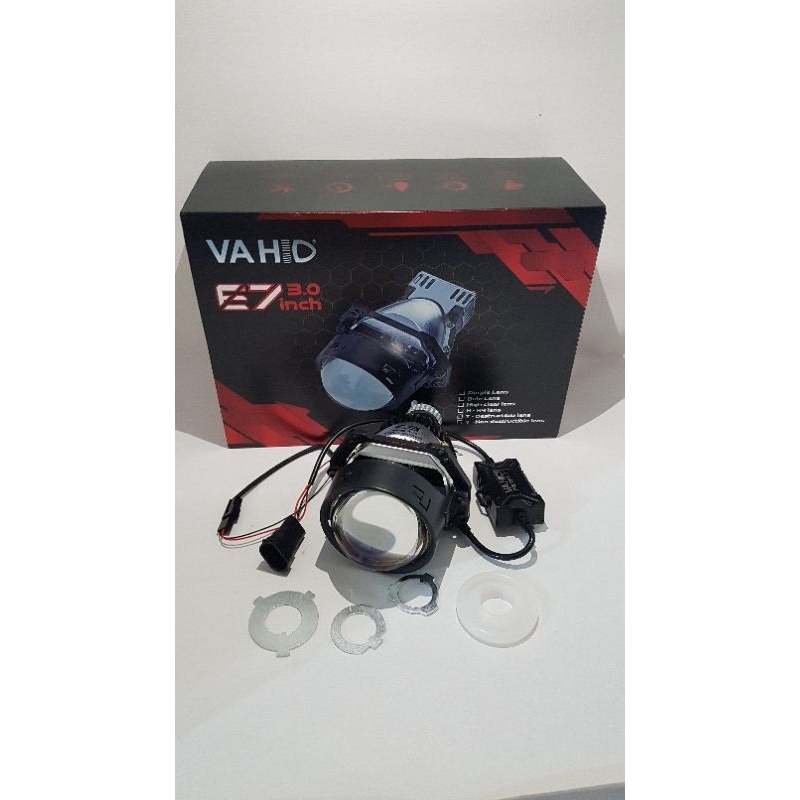 BiLed Sniper E7 Projector Projie Led Bi led Bi-LED Vahid Hi-Low Surpass Laser Dual Core Satuan