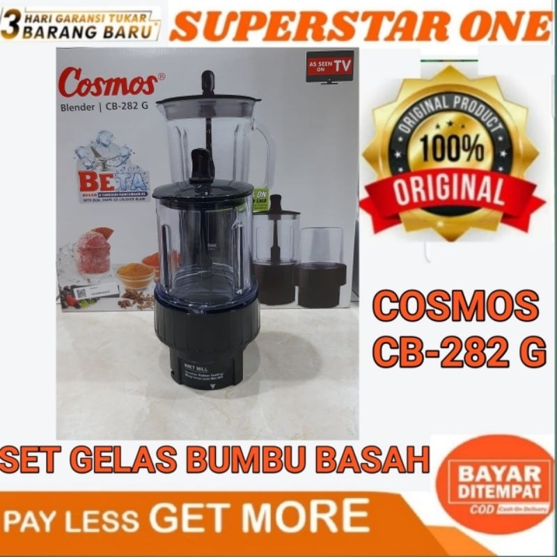 Set Gelass Bumbu Basah Blender Cosmos CB-282 G CB 282G
