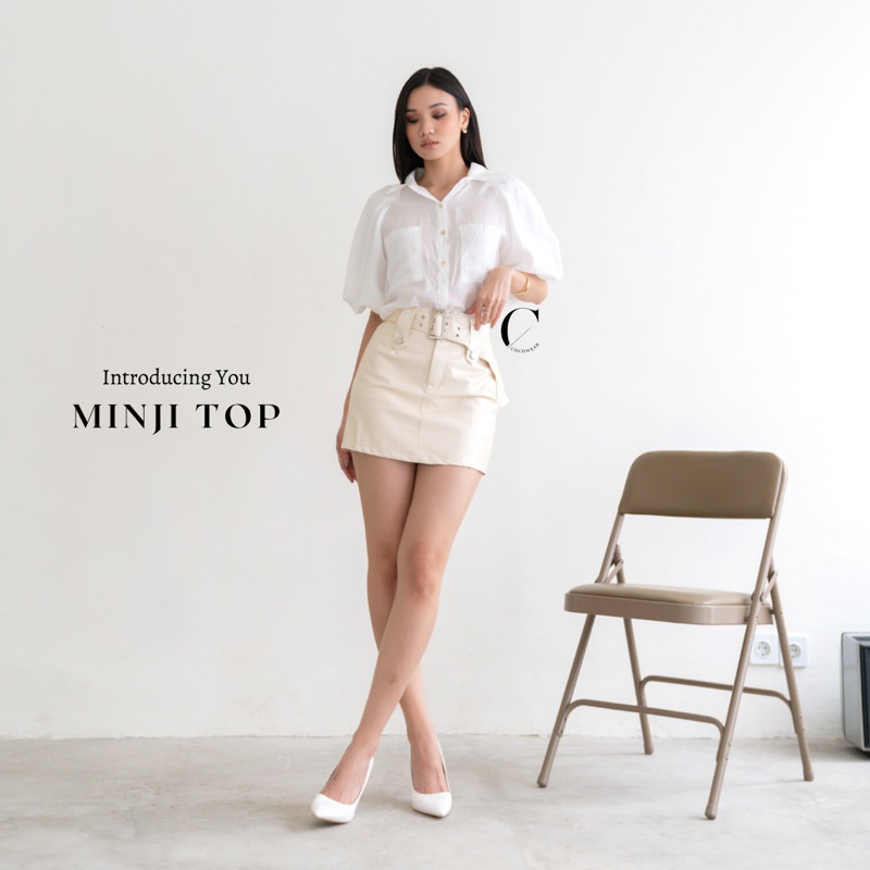 MINJI TOP - KEMEJA KANTOR PREMIUM WANITA