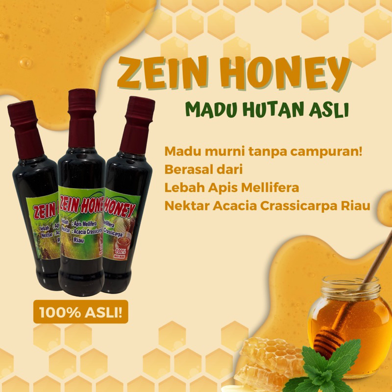 

Zein honey madu hutan murni tanpa campuran