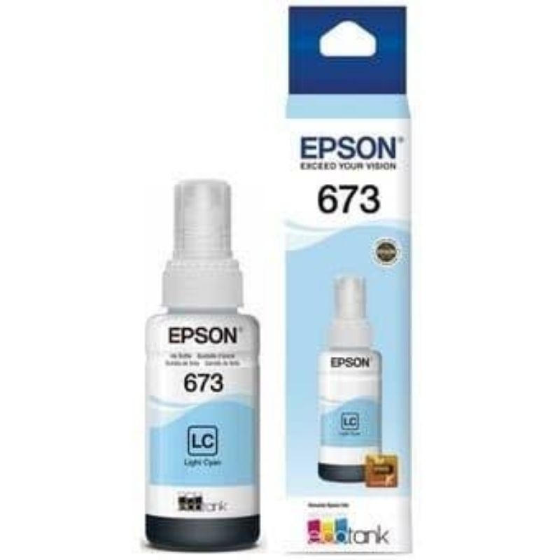 tinta Epson 673 black &amp; 673 colour (satuan) for L800L805L810L850L1800