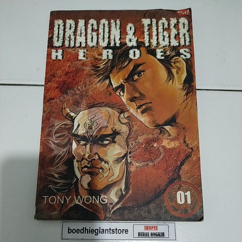 Komik dragon & Tiger heroes 1, kolpri