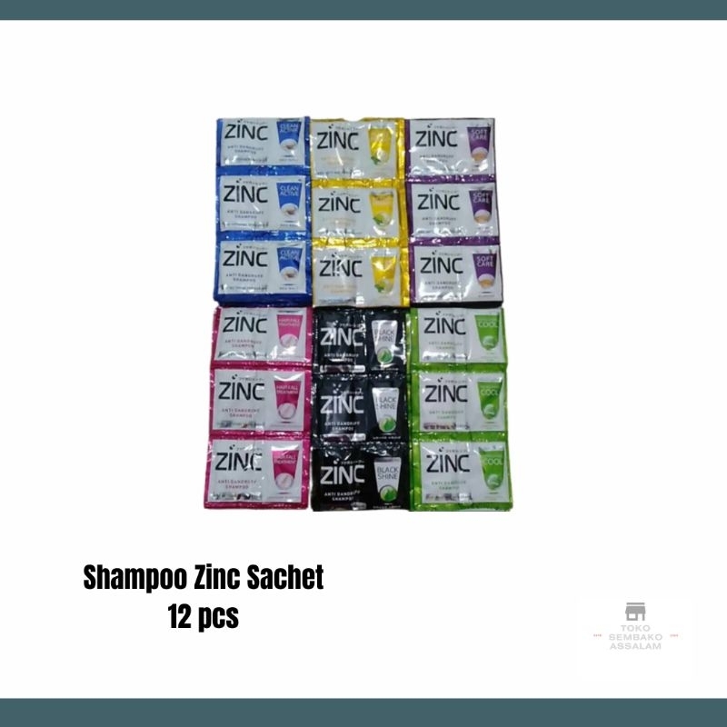 Zinc shampoo sachet / Sampo Zinc sachet / Zinc shampoo / sampo sachet Zinc