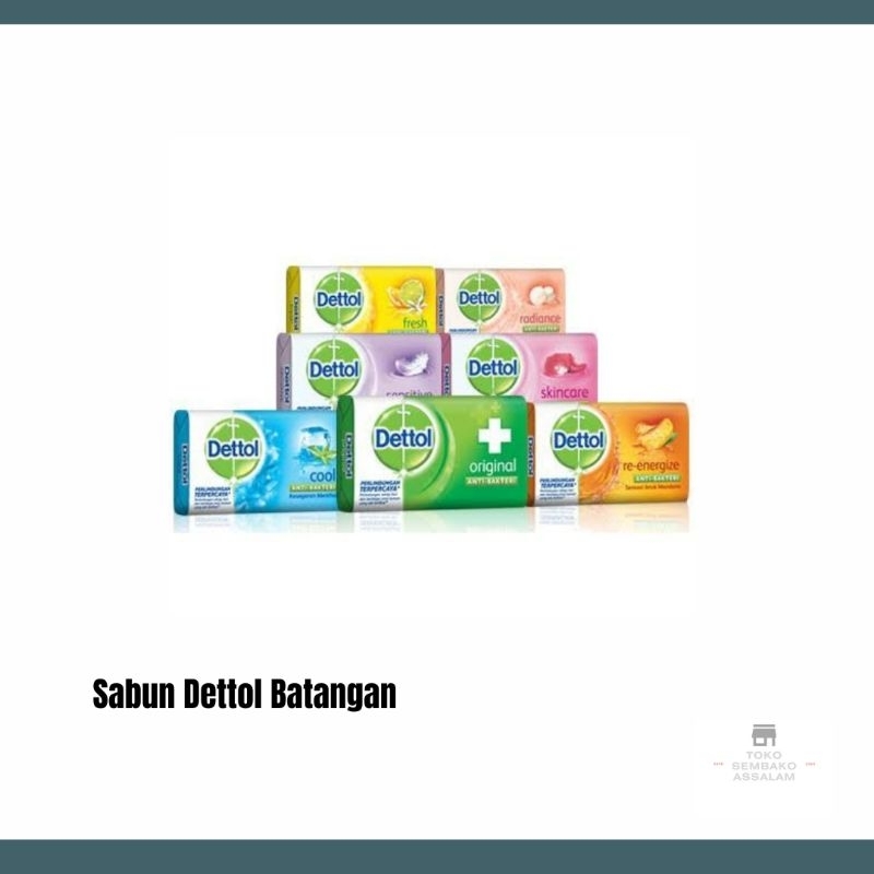 Sabun dettol batangan / sabun dettol satuan / sabun dettol batang