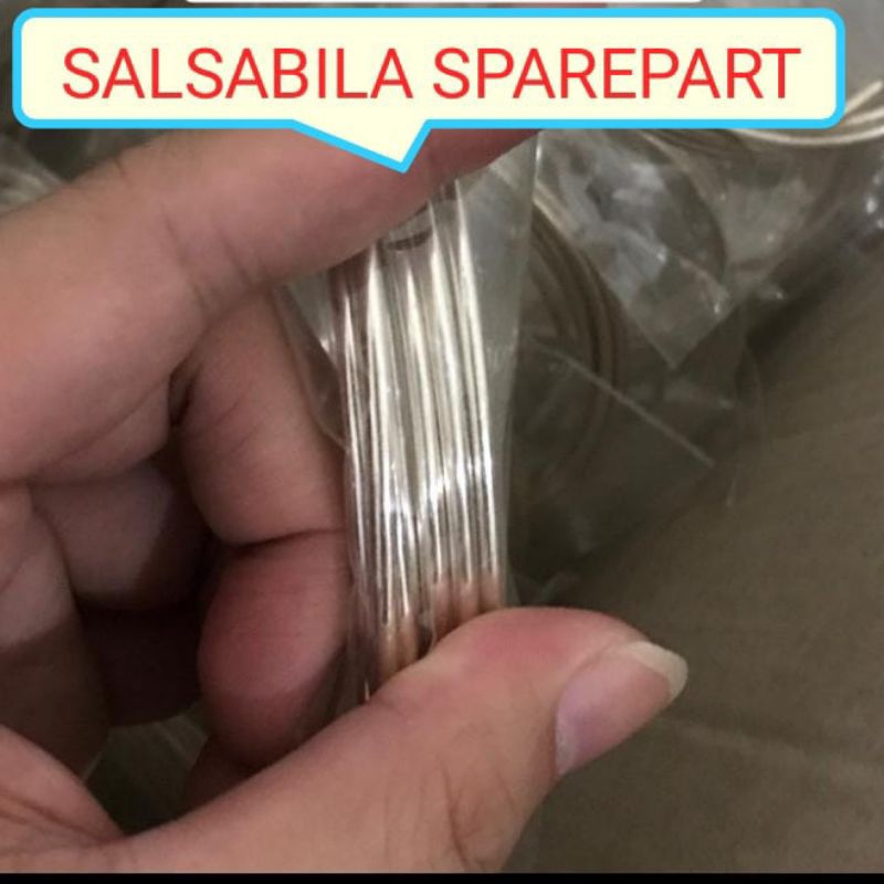 kawat perak loading tebal 1mm panjang 40cm