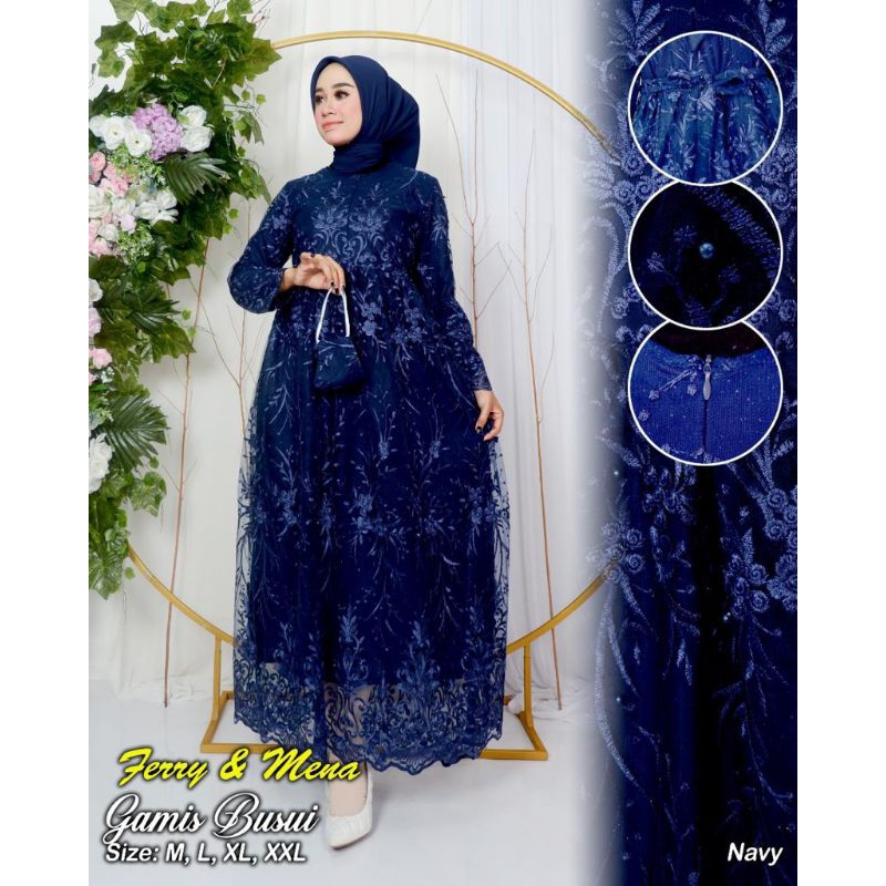 KEBAYA ORIGINAL // GAMIS TILLE BUSUI PREMIUM // BAHAN TILLE BORDIR PREMIUM FULL // SERAGAMAN KELUARGA // BAJU PESTA LAMARAN // KEBAYA WISUDA // BAJU LEBARAN // KEBAYA MODERN // By Ferry Mena