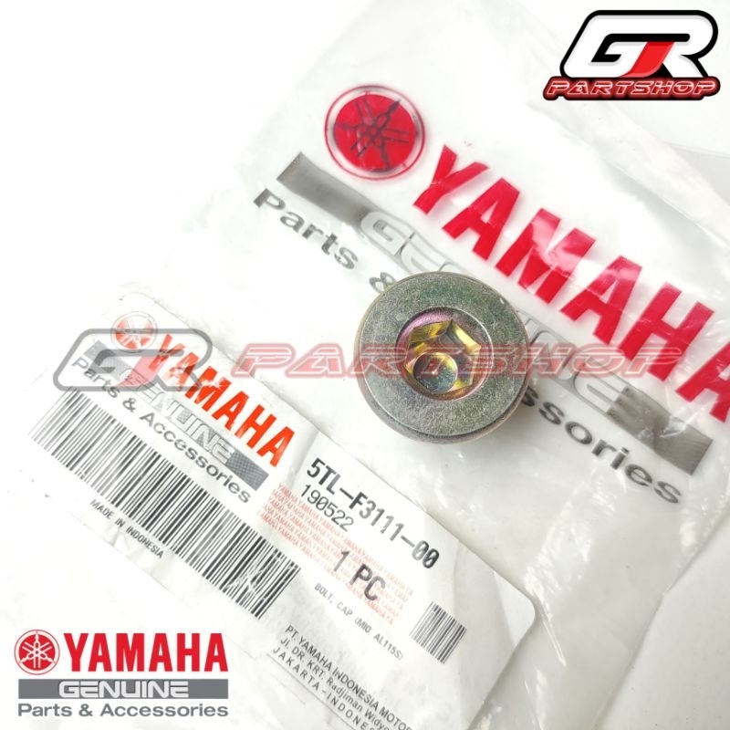 baut tutup as shok depan 5TL mio sporty ori ygp original yamaha tutup as shock sok