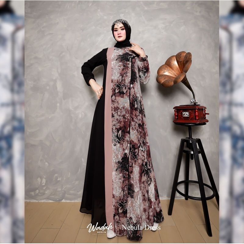 nebula dress by wadah muslim