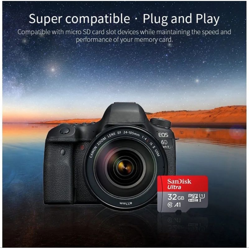 Memory Card Micro SD Memori HP A1 Class 10 100Mbps 32GB 64GB 128GB 256GB 512GB