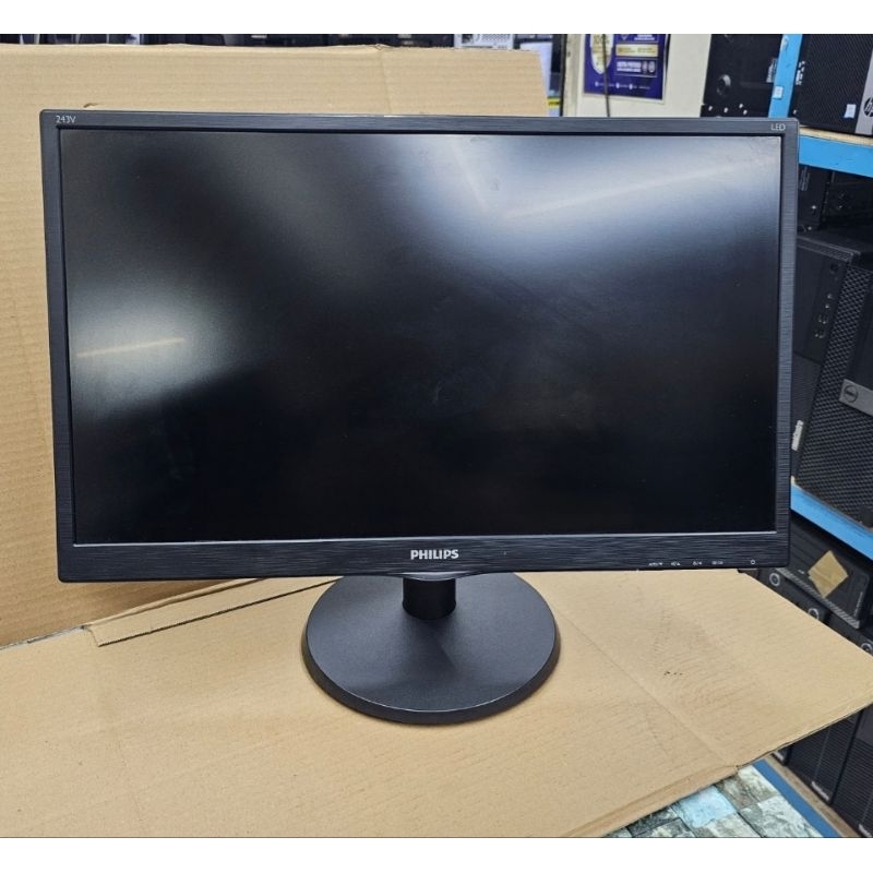 LED PHILIP  243V LAYAR 24 IN RESULISI FUL HD 1920-1080P MULUS