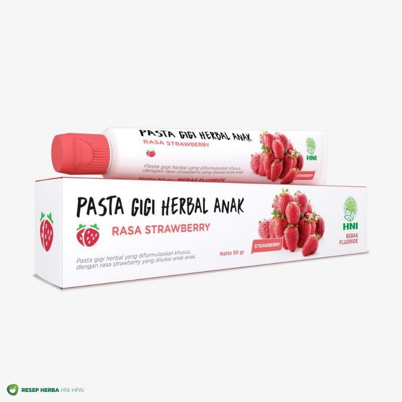 PASTA GIGI HERBAL ANAK STROBERRY ODOL HERBAL HNI HPAI