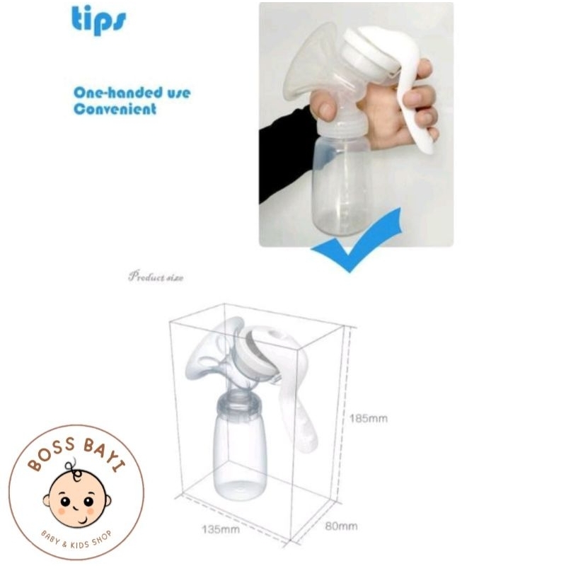 REAL BUBEE - Manual Breast Pump / Pompa Asi Manual