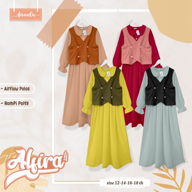 Dress Vest Cardi ALFIRA Aeraaqu Airflow polos