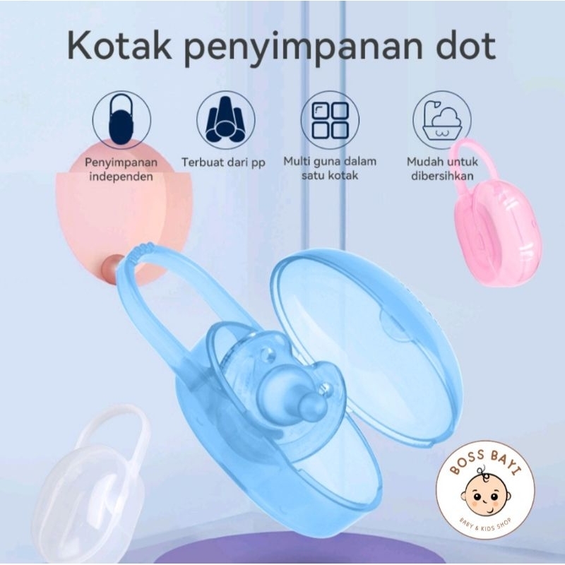 BOSS BAYI - Kotak Penyimpanan Empeng / Wadah Dot Bayi / Pacifier Case Storage