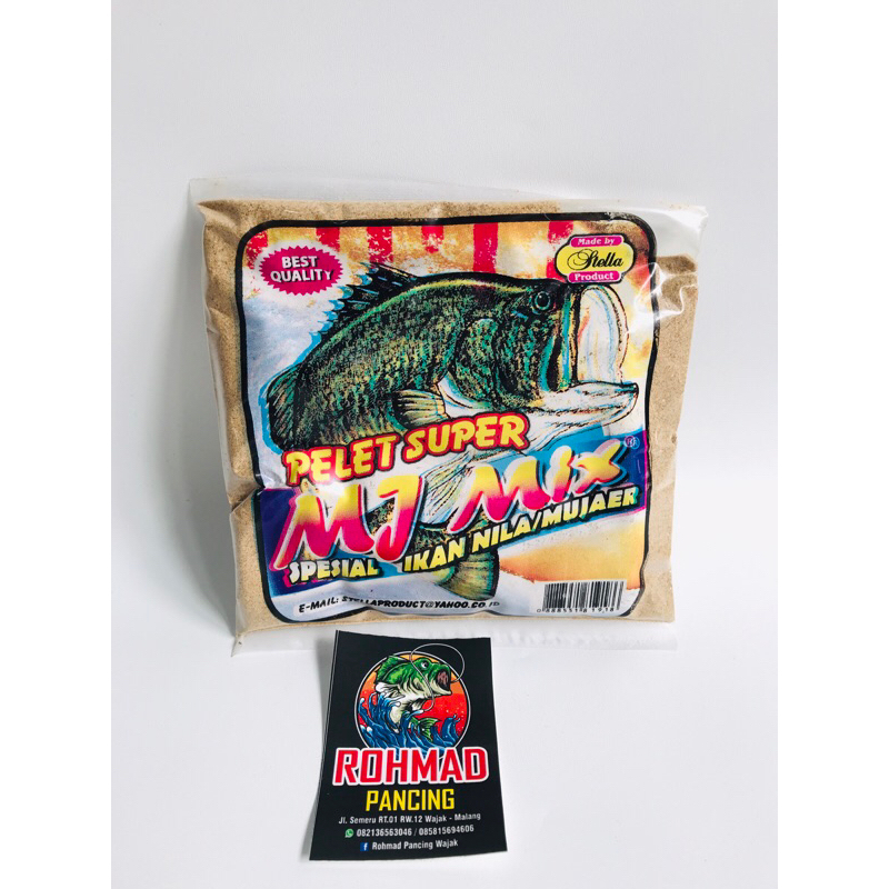 pelet super Mj mix special ikan nila/mujair