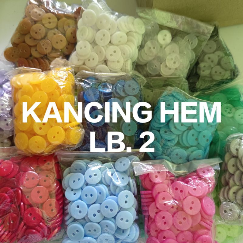 KANCING HEM / KANCING KEMEJA / KANCING SERAGAM / KANCING LUBANG 2