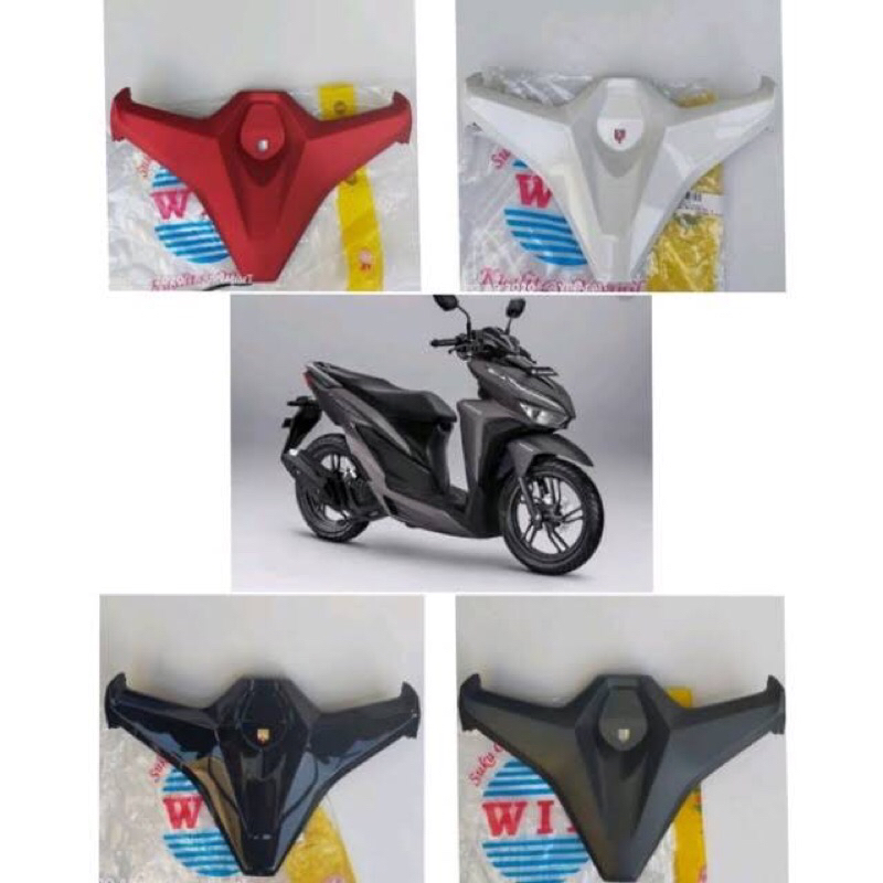 Cover Rak Rack Laci Depan kupu kupu Legshield / Kap Tengah Kecil Vario 125 150 Led New 2019 2020 2021 2022 2023 Hitam Metalic Doff Merah Putih Merek Win