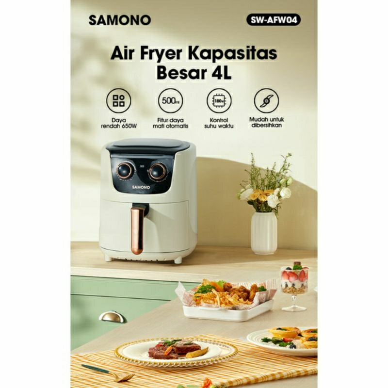 AirFryer Samono 4 liter Air Fryer Samono SW AFW04