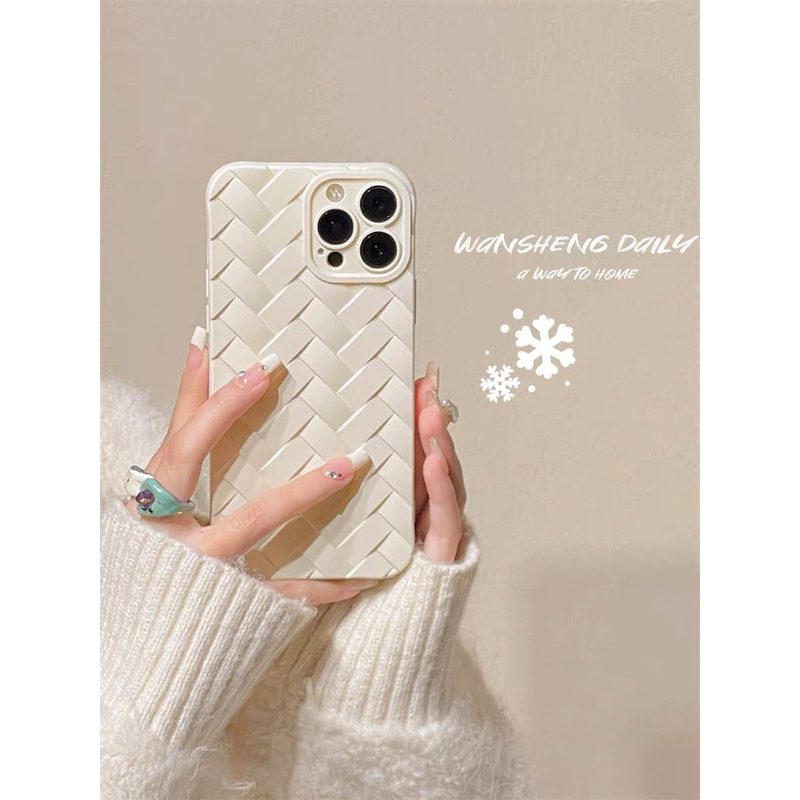 Braided Nude Series Matte Softcase Casing Case HP Lucu iphone XS XS Max XR 11 Pro Max 12 Pro Max 13 Pro Max 14 Pro Max