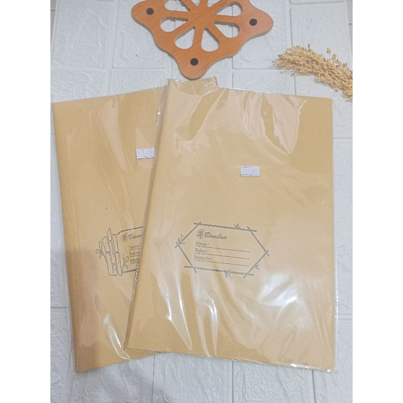 

(ISI 20LEMBAR) SAMPUL BUKU BOXY PANJANG COKLAT PACK